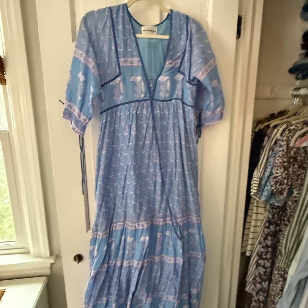 Anik Batik Blue Dress, XS